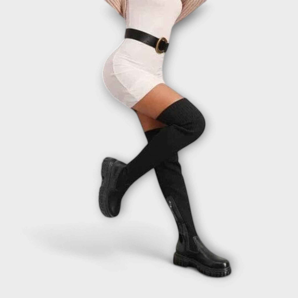 OISLOHÉ Botas Overknee Tacón Robusto