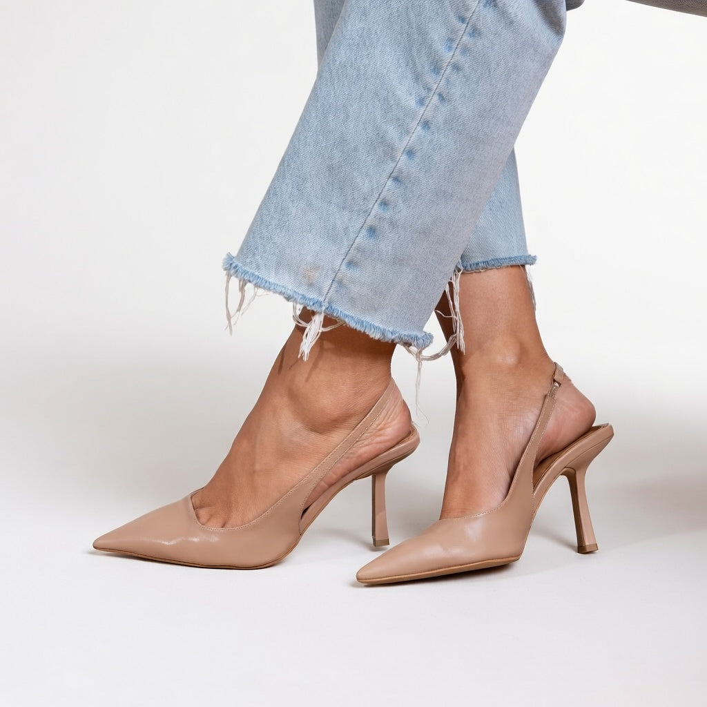 OISLOHÉ Zapatos Abiertos de Tacón
