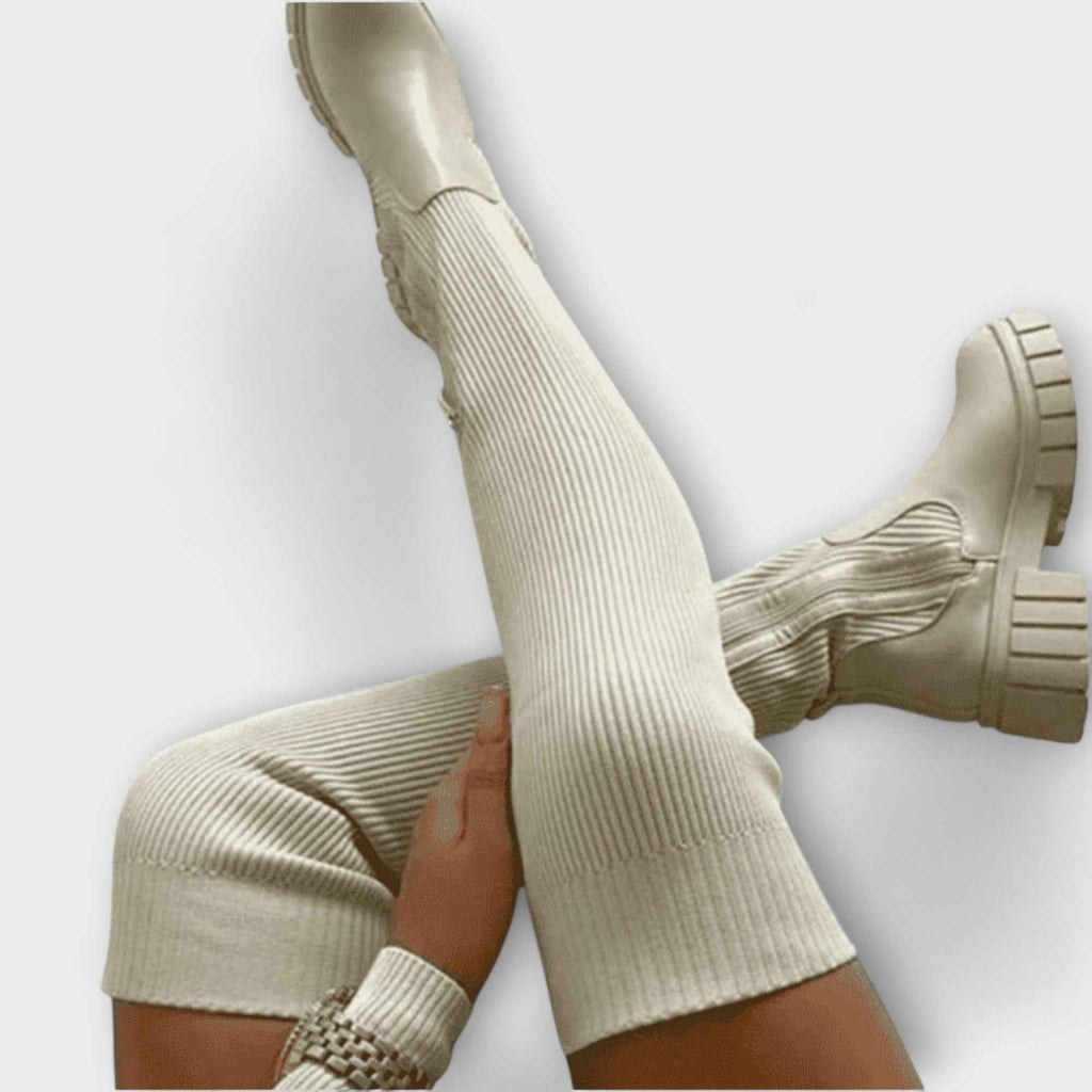 OISLOHÉ Botas Overknee Tacón Robusto