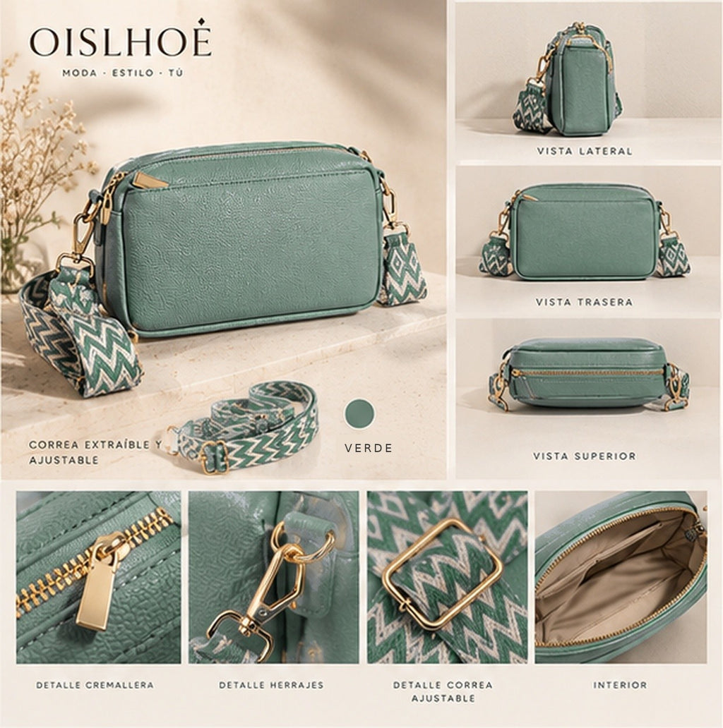 OISLOHÉ Bolso Bandolera Aria